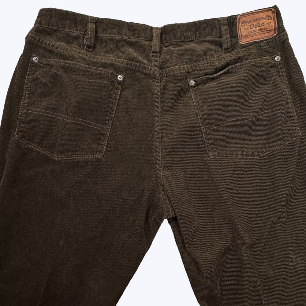 Vintage Polo Ralph Lauren Men's Corduroy 38 x 30 Brown - Picture 9 of 10